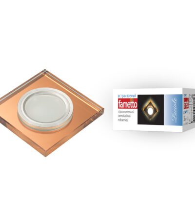 Встраиваемый светильник Fametto Luciole DLS-L107 GU5.3 CHROME/BRONZE