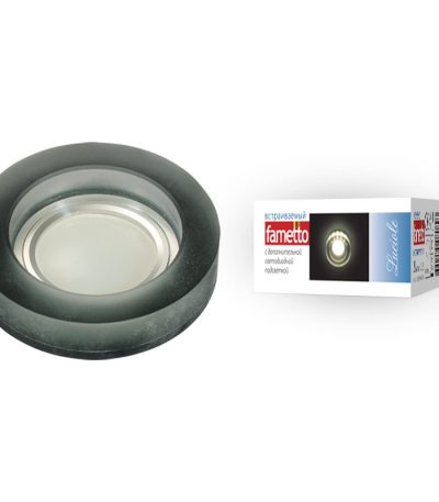 Встраиваемый светильник Fametto Luciole DLS-L110 GU5.3 CHROME/MATT BLACK UL-00000362