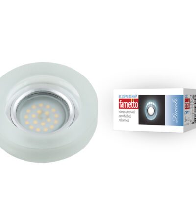 Встраиваемый светильник Fametto Luciole DLS-L110 GU5.3 CHROME/MATT CLEAR