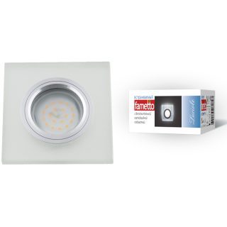 Встраиваемый светильник Fametto Luciole DLS-L113 GU5.3 CHROME/MATT CLEAR