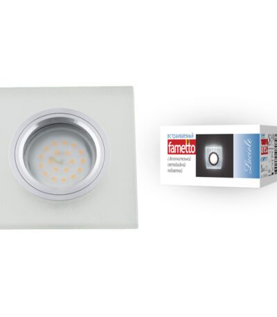Встраиваемый светильник Fametto Luciole DLS-L113 GU5.3 CHROME/MATT CLEAR