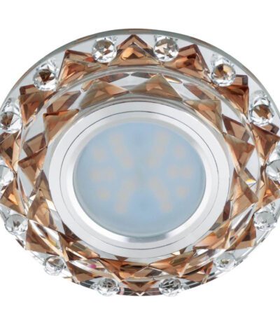 Встраиваемый светильник Fametto Luciole DLS-L130 GU5.3 Chrome/Brown