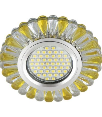 Встраиваемый светильник Fametto Luciole DLS-L145 Gu5.3 Glassy/Gold