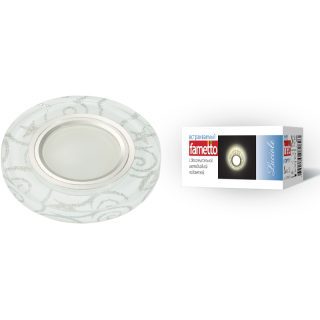 Встраиваемый светильник Fametto Luciole DLS-L202 GU5.3 CHROME/WHITE