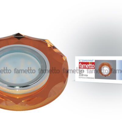 Встраиваемый светильник Fametto Peonia DLS-P105 GU5.3 CHROME/BRONZE