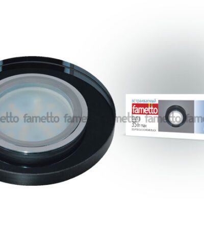 Встраиваемый светильник Fametto Peonia DLS-P106 GU5.3 CHROME/BLACK