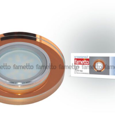 Встраиваемый светильник Fametto Peonia DLS-P106 GU5.3 CHROME/BRONZE