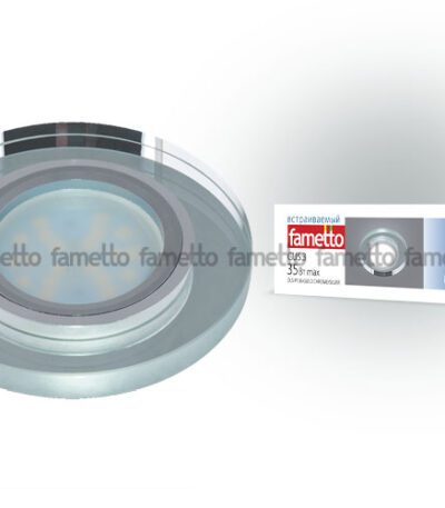 Встраиваемый светильник Fametto Peonia DLS-P106 GU5.3 CHROME/SILVER