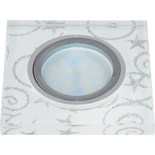 Встраиваемый светильник Fametto Peonia DLS-P203 GU5.3 CHROME/WHITE 10127