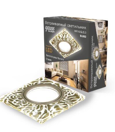 Встраиваемый светильник Gauss Backlight BL063