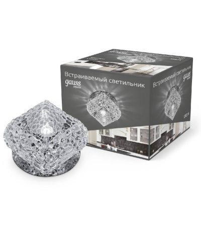 Встраиваемый светильник Gauss Crystal CR014
