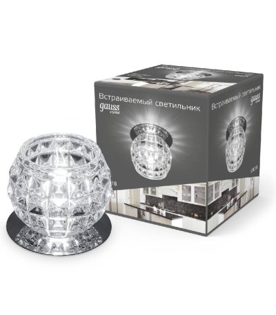 Встраиваемый светильник Gauss Crystal CR018
