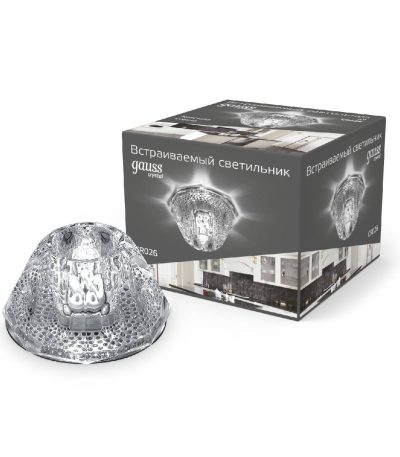 Встраиваемый светильник Gauss Crystal CR026
