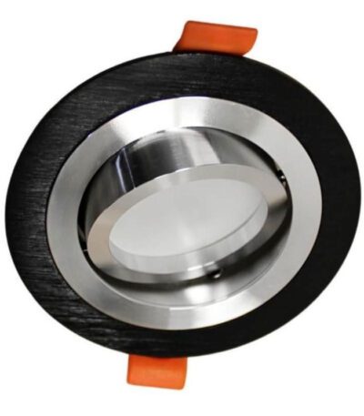 Встраиваемый светильник Lumina Deco Duka LDC 8062-D90 BK+SL