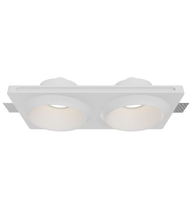 Встраиваемый светильник Maytoni Gyps Modern DL124-GU10-02-TRS-W