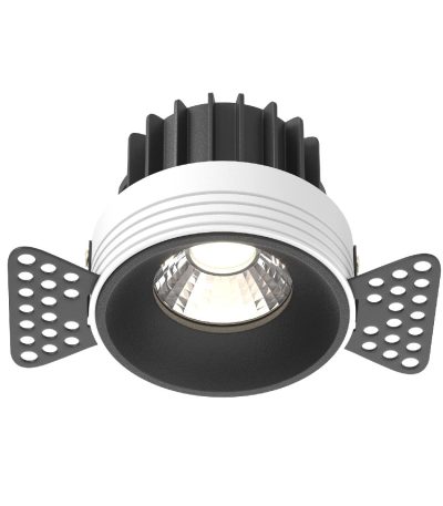 Встраиваемый светильник Maytoni Round DL058-12W4K-TRS-B