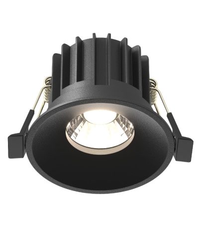 Встраиваемый светильник Maytoni Round DL058-12W-DTW-B