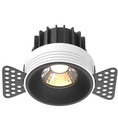 Встраиваемый светильник Maytoni Technical Downlight Round DL058-12W3K-TRS-B