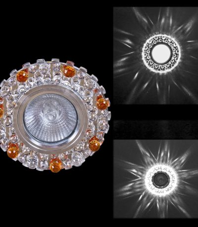 Встраиваемый светильник Reluce 00755-9.0-001CN MR16+LED3W CL+TEA