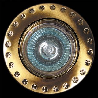 Встраиваемый светильник Reluce 03053-9.0-001AK MR16 SG+GD