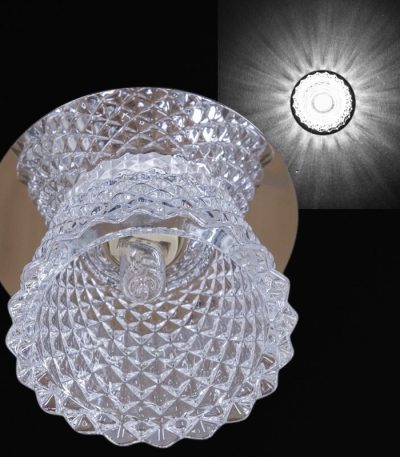 Встраиваемый светильник Reluce 08078-9.0-001H G9 CR