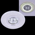 Встраиваемый светильник Reluce 09502-9.0-001MN MR16+LED3W WH/CR