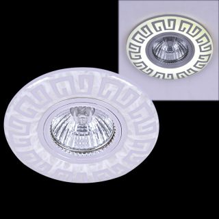 Встраиваемый светильник Reluce 09504-9.0-001MN MR16+LED3W WH/CR