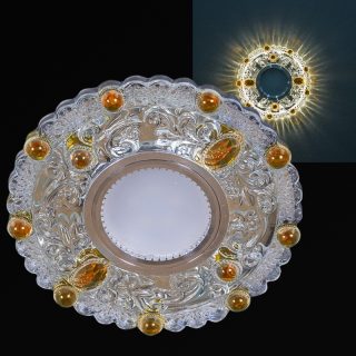 Встраиваемый светильник Reluce 14339-9.0-001LD MR16+LED3W WT+TEA