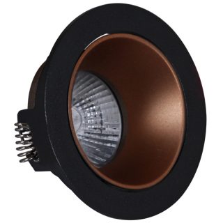 Встраиваемый светильник Reluce 16085-9.0-001PT MR16 BK+ROSE GD