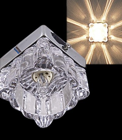 Встраиваемый светильник Reluce 17944-9.5-001HB(with base) G9 CR