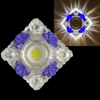 Встраиваемый светильник Reluce 42249-9.0-001PL MR16+LED3W CL/BL