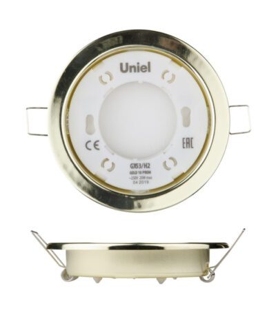 Встраиваемый светильник (UL-00005053) Uniel GX53/H2 Gold 10 Prom