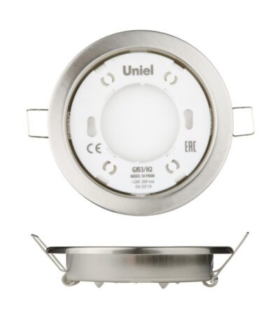 Встраиваемый светильник (UL-00005054) Uniel GX53/H2 Nickel 10 Prom