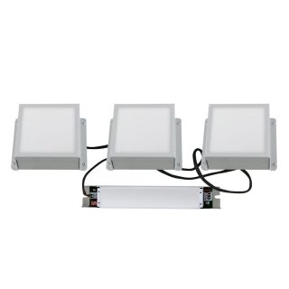 Встраиваемый светильник Uniel ULP-1010-20W/4000K IP54 GRILYATO OPAL WHITE KIT03 UL-00012837