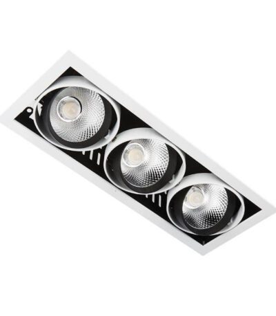 Встраиваемый светодиодный светильник Ambrella Light Cardano T813 BK/CH 3*12W 4200K
