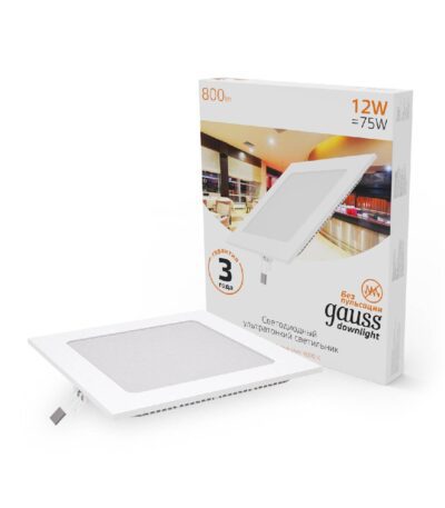 Встраиваемый светодиодный светильник Gauss 940111112