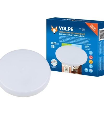 Встраиваемый светодиодный светильник Volpe ULM-Q250 18W/4000K White UL-00006756