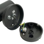 Уличный настенный светильник Feron Техно DH041-B RAL color 9005 51522