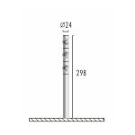 Уличный светильник Delight Collection 7162 71-62-921 cool white silver