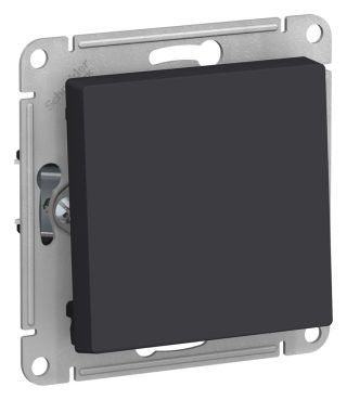 Выключатель 1-клавишный 2-полюсный 10А Systeme Electric AtlasDesign Карбон ATN001021