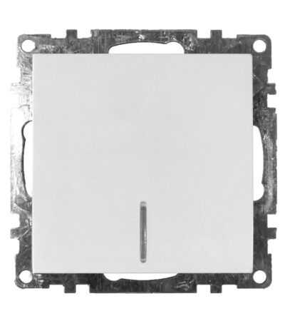 Выключатель 1-клавишный c индикатором Stekker 39299