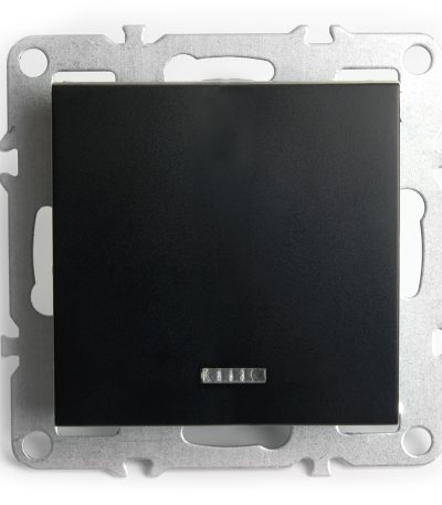 Выключатель 1-клавишный c индикатором Stekker Эрна PSW10-9101-03 49146