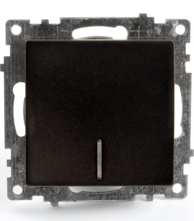 Выключатель 1-клавишный c индикатором Stekker Катрин 39605