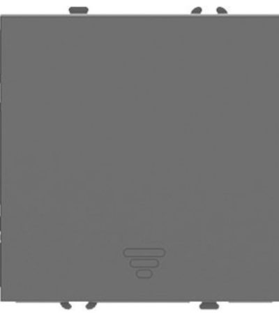 Выключатель 1-клавишный самовозвратный (механизм) Stekker Эмили 250В 10А RSW10-5112-10 платиново-серый soft touch