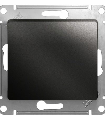 Выключатель 1-клавишный сх.1, 10AX Systeme Electric Glossa Антрацит GSL000711
