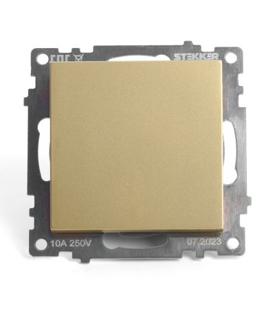 Выключатель 1-клавишный Stekker Катрин GLS10-7103-08 49213