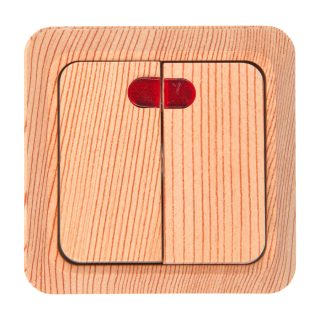 Выключатель 2-клавишный General 477035