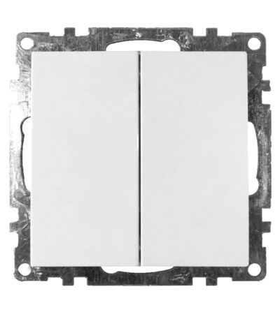 Выключатель 2-клавишный Stekker 39300