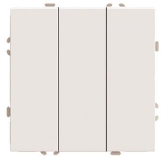 Выключатель 3-клавишный (механизм) Stekker Эмили 250В 10А RSW10-5108-08 кашемир soft touch 49896