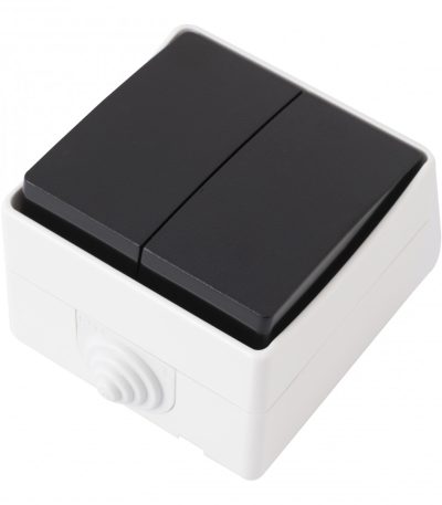 Выключатель двухклавишный Arte Milano 309.30-2.grey